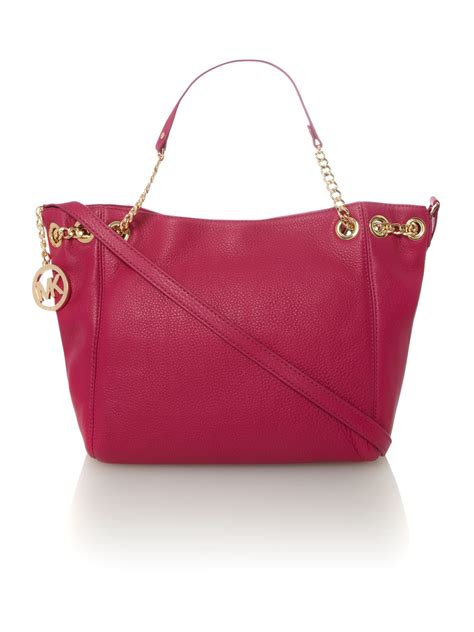 fuschia michael kors bag